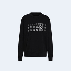 메종 마르지엘라 프린트 코튼 맨투맨